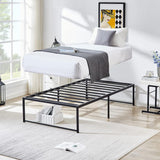 Queen 14-inch metal platform bed frame – image 39