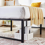 Queen 14-inch metal platform bed frame – image 43