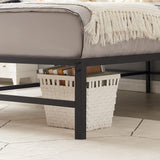 Queen 14-inch metal platform bed frame – image 50