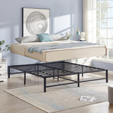 Queen 14-inch metal platform bed frame – image 18