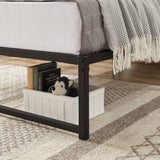 Queen 14-inch metal platform bed frame – image 30