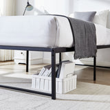Queen 14-inch metal platform bed frame – image 40