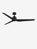 Aurore Ceiling Fan - Matte Black - 64" W