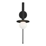 Kelly Wearstler Nodes Pivot Sconce KW1021MBK, Midnight Black