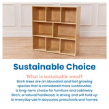 ECR4Kids Streamline 8-compartment storage cabinet – view 17