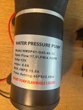 YaeMarine 12v Diaphragm Self Priming Water Pump 17 L/m 4.5gpm 40psi High Pressure Water Pump RV Water Pump with Filter for Motorhome,Caravan,RV,Boat,M