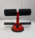 Sit Up Bar Floor, Portable Sit Up Exercise Equipment with Strong Suction Cup and Adjustable Foot Holder, Abs Master Assistant Device for Home Workout