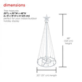 Alpine LUC141S-MC dimensions – 20" L x 20" W x 48" H