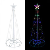 Alpine LUC141S-MC 48" wireframe Christmas tree with star topper – product view on white