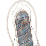 Alpine bistro chair back detail – stock photo