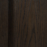 Henredon Ryland 71" 6-drawer dresser, walnut finish with fluted drawer fronts – oak veneer wood grain detail (stock)