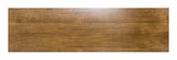 Henredon Ryland 71" 6-drawer dresser – real photo of this unit, top surface wood grain (top-down view)