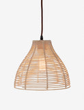 Jute Wrapped Bohemian Plug-in Shayenne Pendant Light