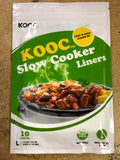 Disposable Slow Cooker Liners and Cooking Bags, 1 Pack (10 Counts)