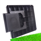 Puppy Pet Potty Training Pad Grass Toilet Trainer Tray Portable Dog Bathroom Mat with retractable collect box Indoor Outdoor