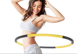 Exercise Hoop for Adults, Weighted Fitness Hoop for Exercise-3lb, 8 Section Detachable Design-Professional Soft Workout Hoop