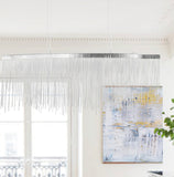 Modern Style Led Chain Fringe Chandelier