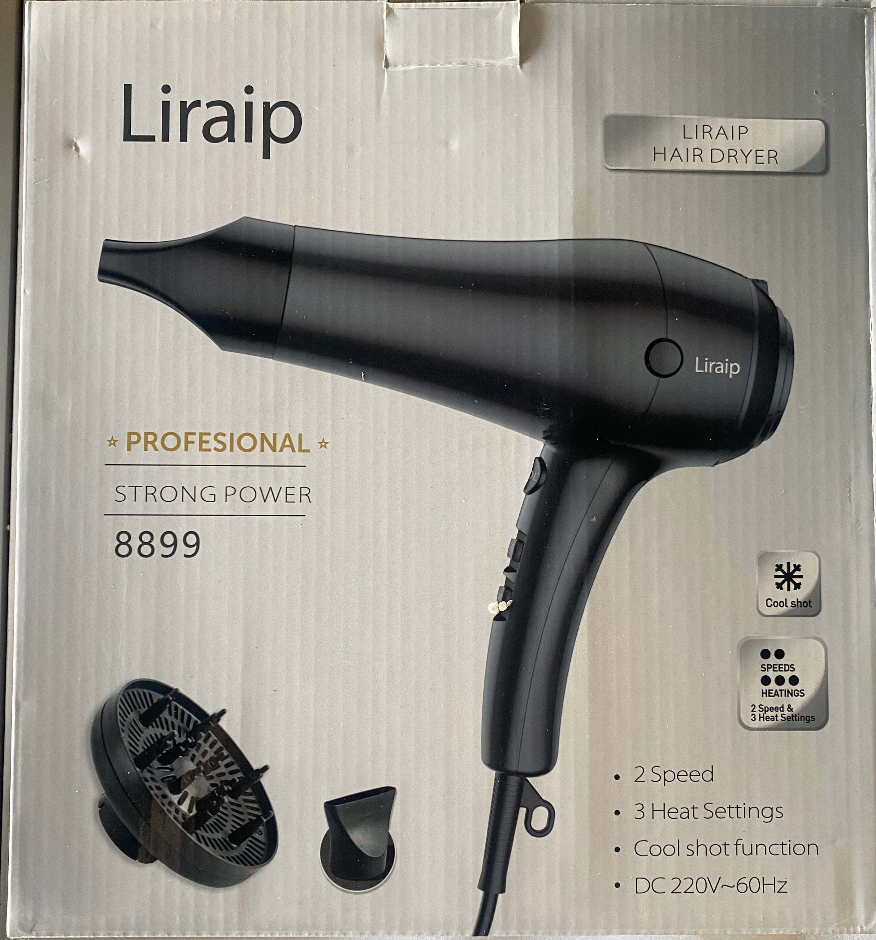 Liraip Professional Strong Power Hair Dryer